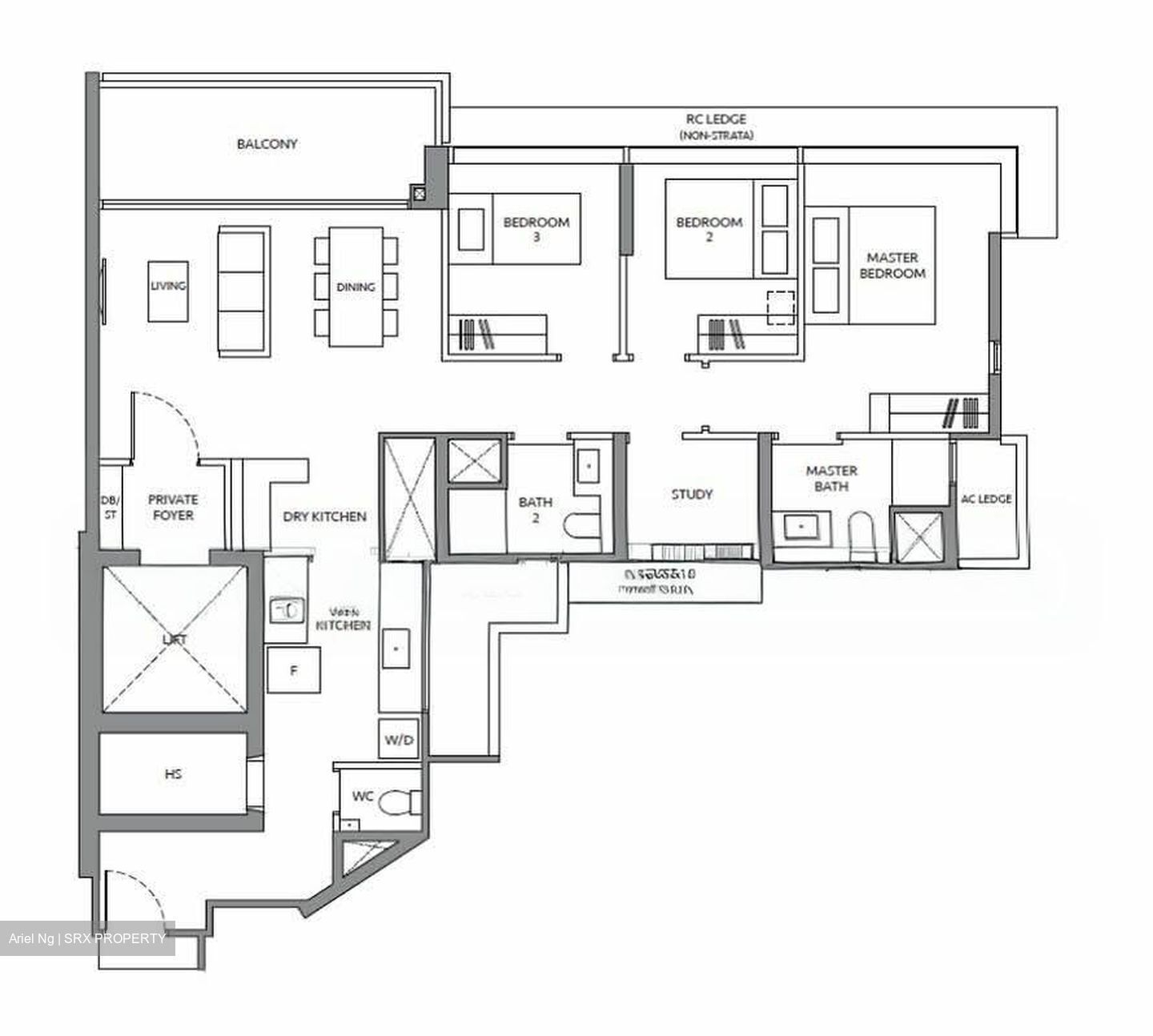The LakeGarden Residences (D22), Condominium #527242241